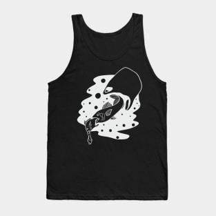 Polluted Ocean - Plastic Bag Eating Fish - Fight Plastic Pollution Climate Change Tank Top